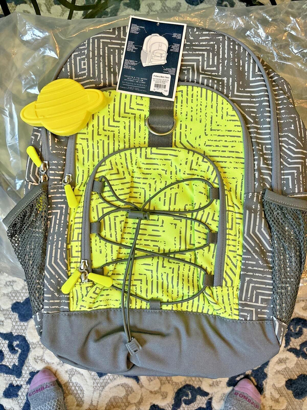 School Pottery barn Disney Boy LARGE BACKPACK +planet space Travel bag sport [