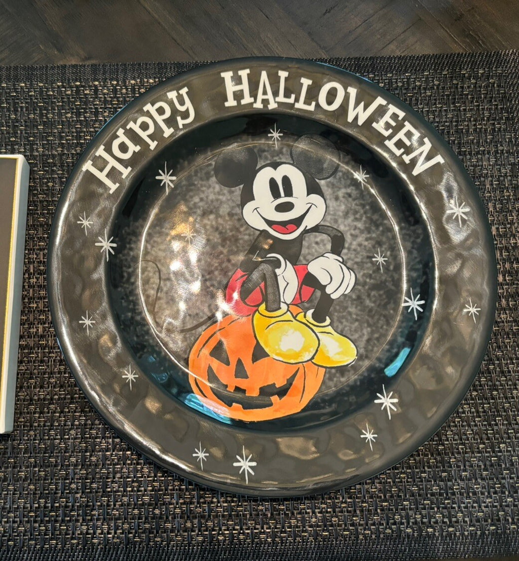 Pottery Barn holiday Mickey Mouse Halloween Peanuts Dinner Set Party Plate gift