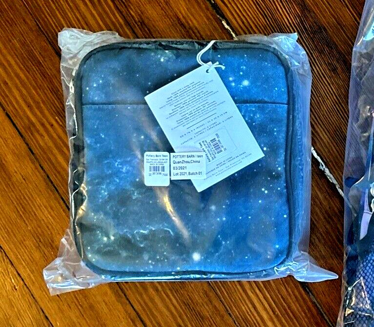 Pottery Barn LUNCH BOX BAG School disney space star boy Lunch box planet ,