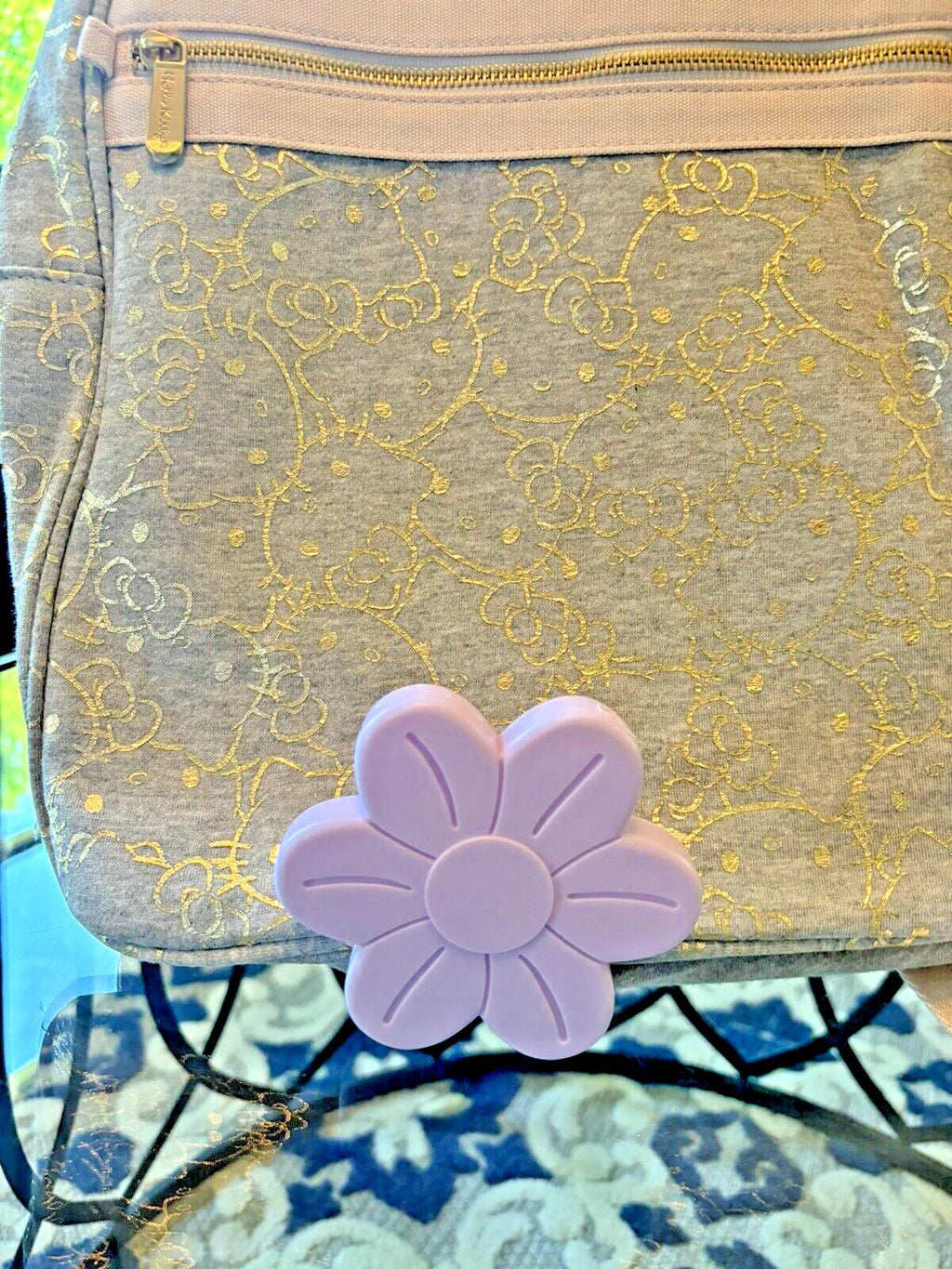 Pottery Barn school Disney Hello Kitty Glitter BACKPACK LARGE travel bag girl n