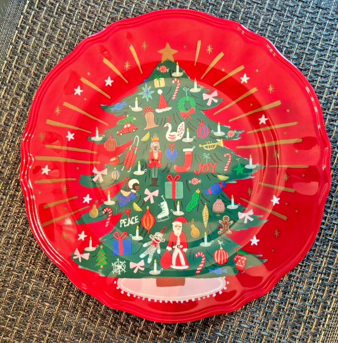 Pottery Barn Christmas holiday PLATE Nutcracker Gingerbread Disney party SET 4 !