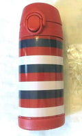 School Pottery barn Disney WATER BOTTLE boy sport stripe Travel gift red  ,