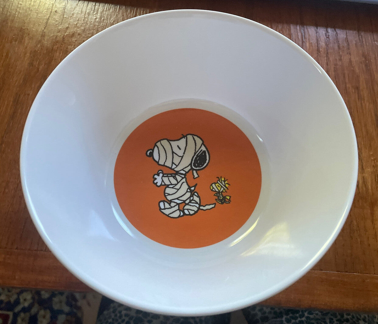 Disney Snoopy Pottery Barn Bowl Peanuts Halloween holiday party school kid ]