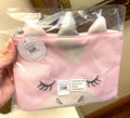 Pottery barn School Disney holiday Pink UNICORN pencil CASE bag gift Girl kids .