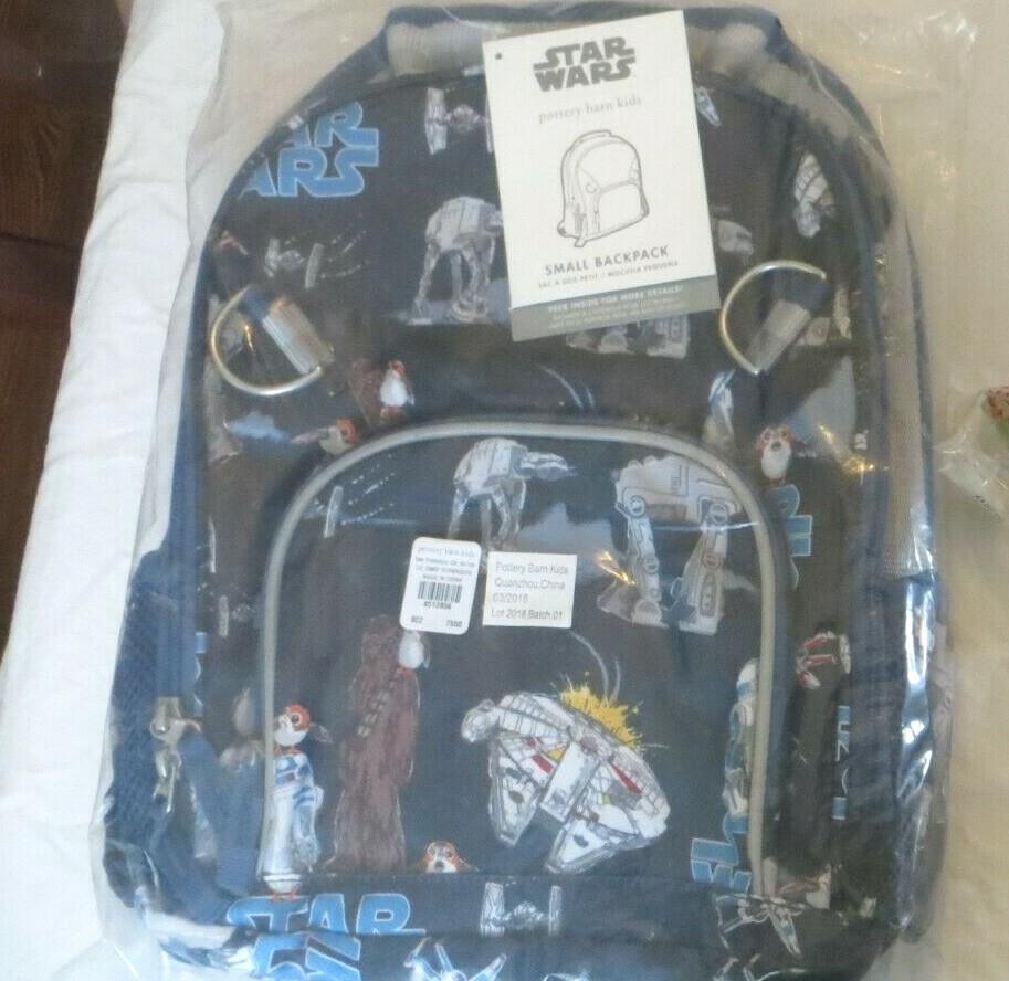 Pottery barn school disney STAR WARS BACKPACK Solo space Grogu Bag Yoda boy ?? .
