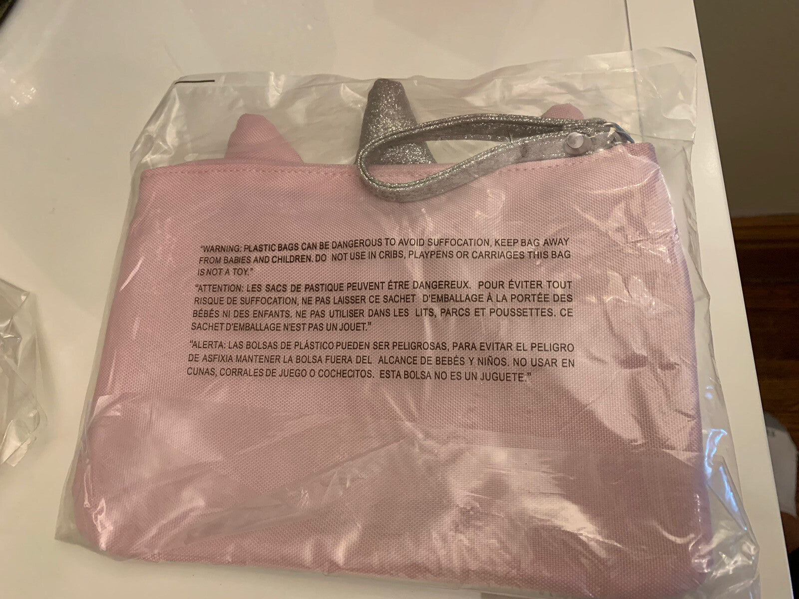 Pottery barn School Disney holiday Pink UNICORN pencil CASE bag gift Girl kids .