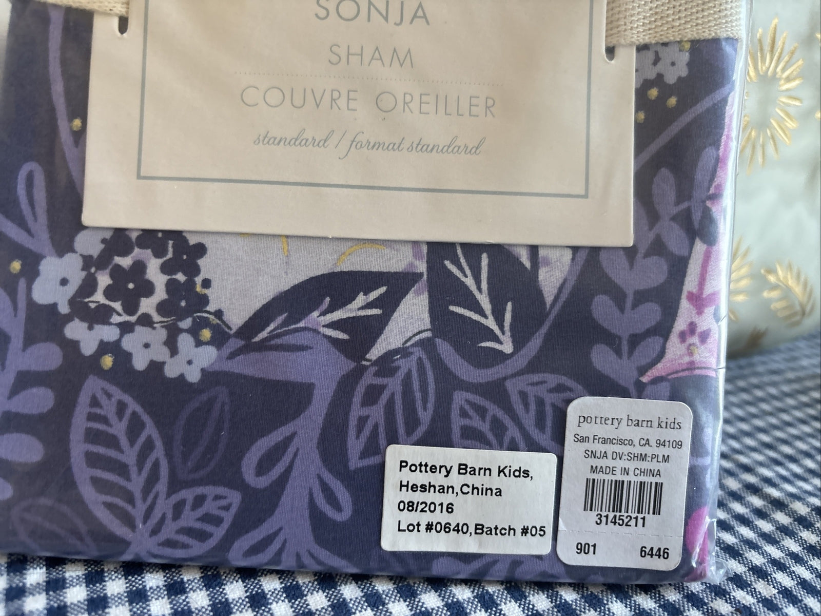 Pottery Barn Disney Pillow Sham Princess Holiday party gift school Girl Kids a