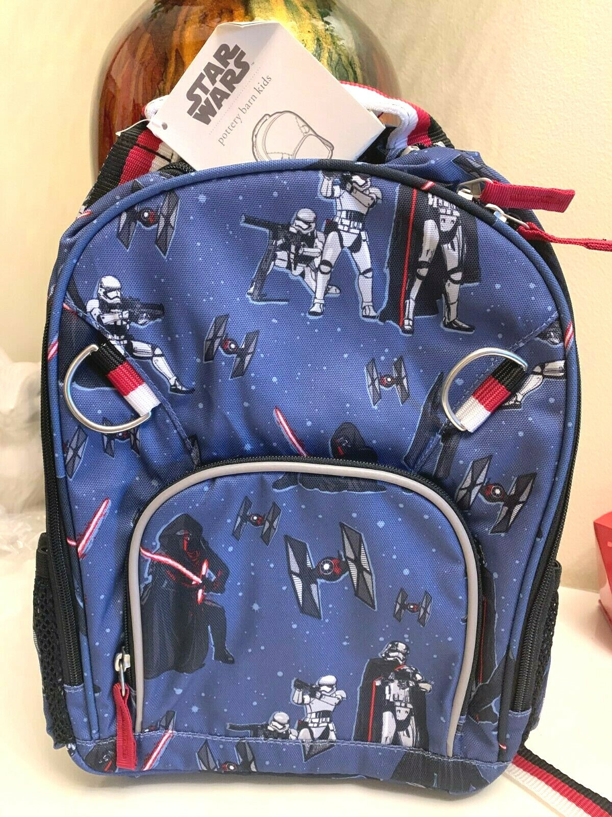 School Pottery Barn Disney STAR WARS BACKPACK Solo Lunch Box Bag Jedi droid ?? .