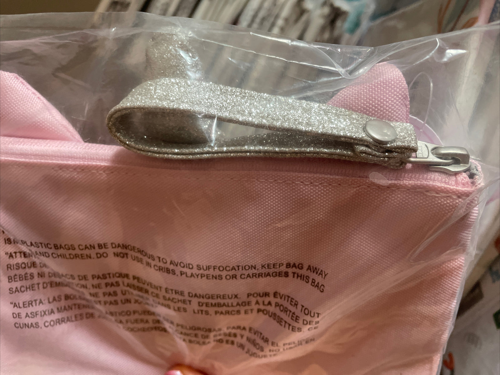 Pottery barn School Disney holiday Pink UNICORN pencil CASE bag gift Girl kids .