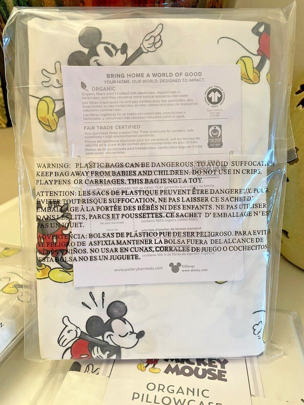 Pottery Barn Disney Mickey Mouse holiday gift party school park travel kid n