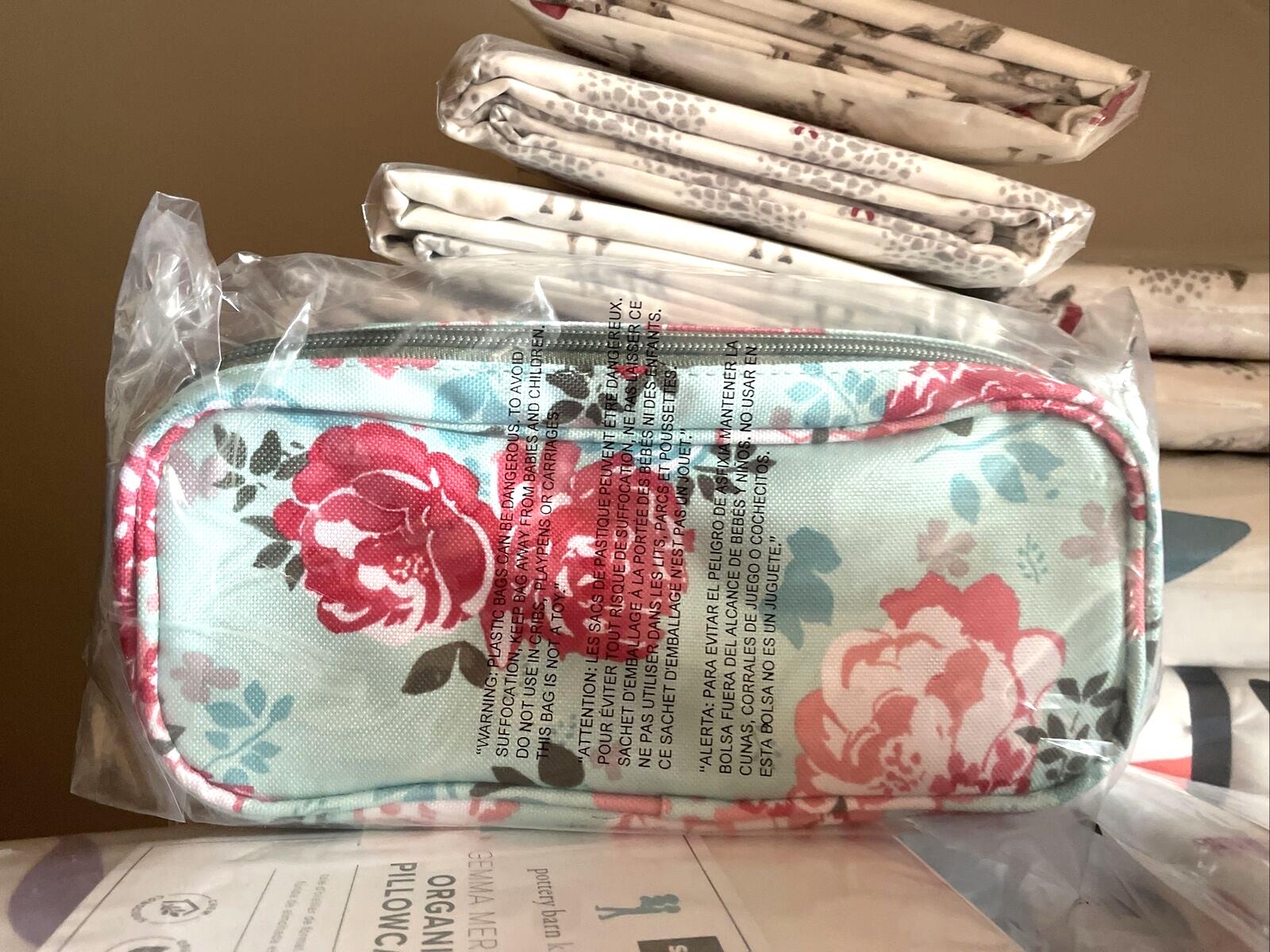 school Pottery Barn Disney Garden Party PENCIL CASE Pouch bag girl princess h