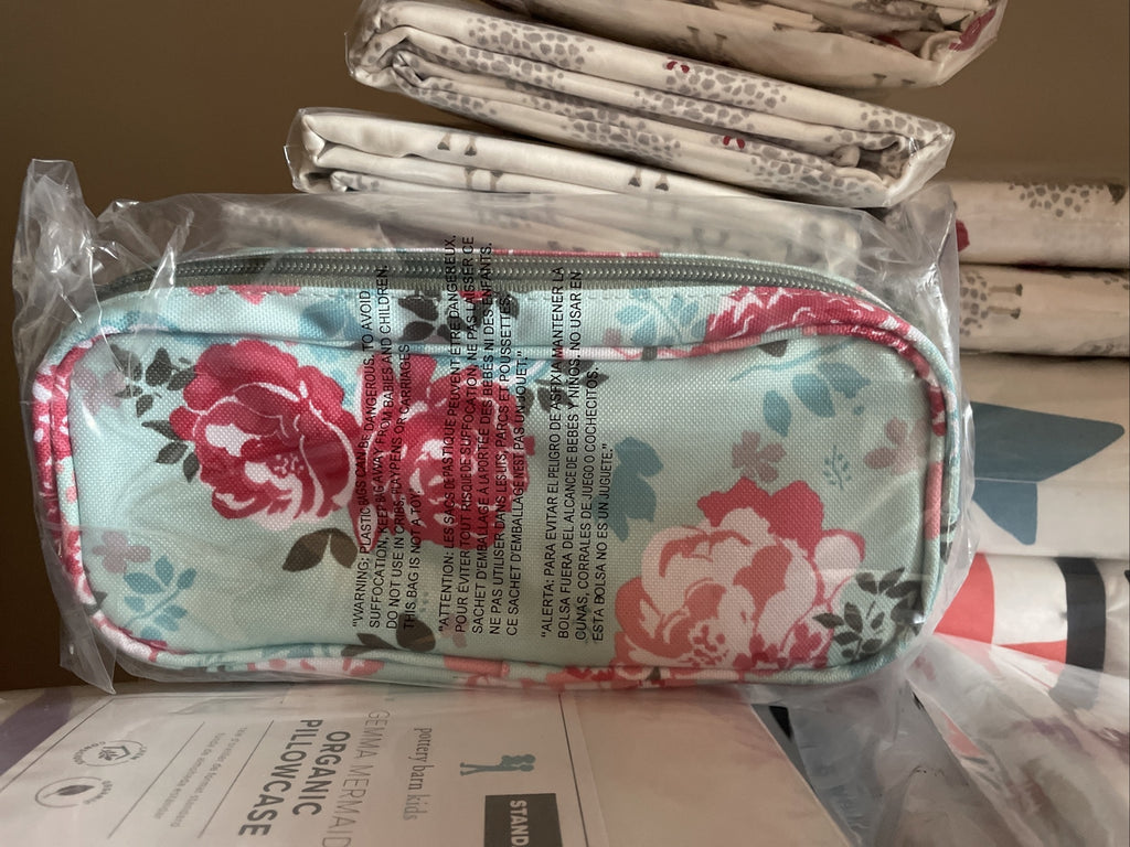 school Pottery Barn Disney Garden Party PENCIL CASE Pouch bag girl princess h