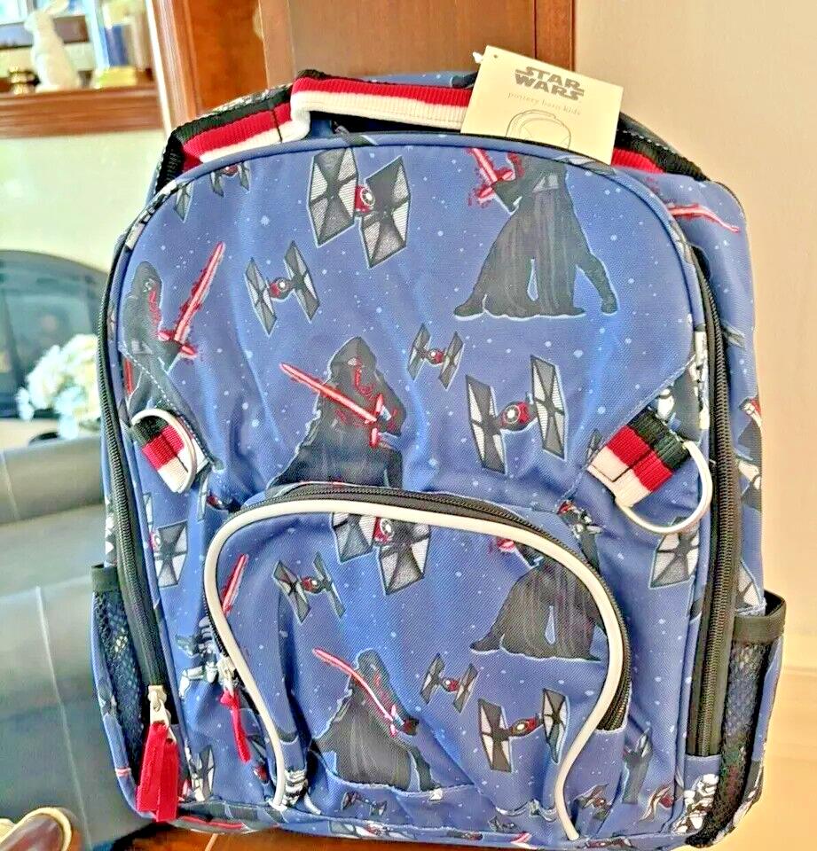 School Pottery Barn Disney STAR WARS BACKPACK Solo Lunch Box Bag Jedi droid ?? .