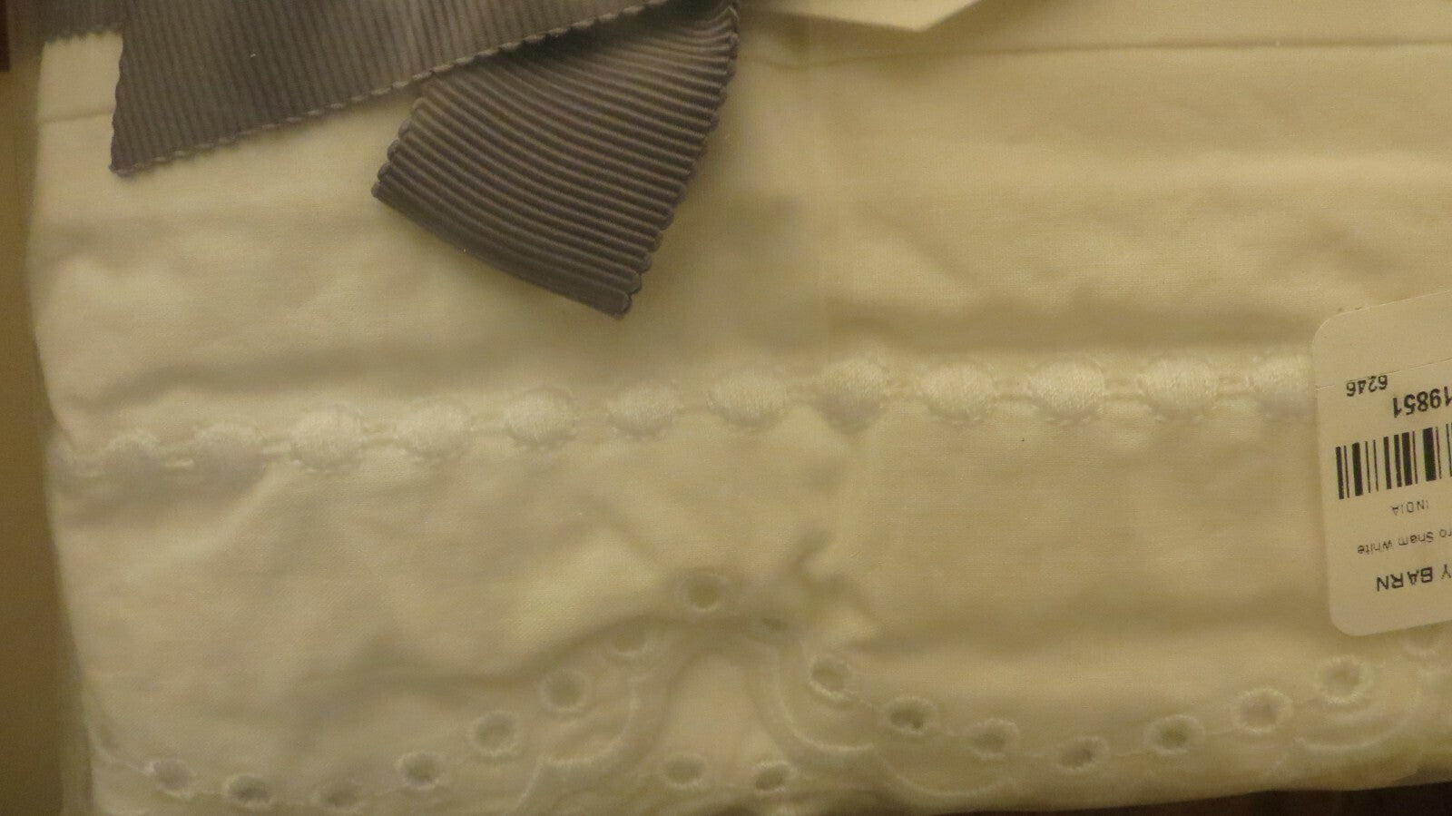 Pottery Barn Disney Monique Pillow Sham white KING wedding Holiday gift mom