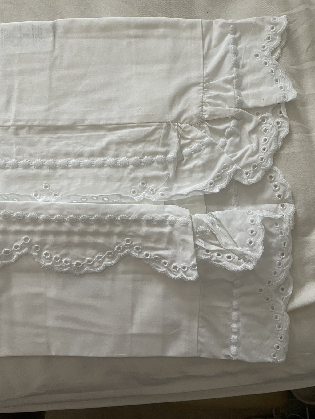 Pottery Barn Disney Monique Pillow Sham white KING wedding Holiday gift mom