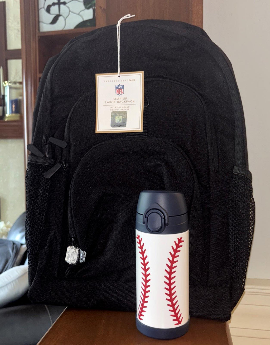 Pottery Barn School LRG BACKPACK WATER Football Baseball BAG Disney sport Travel