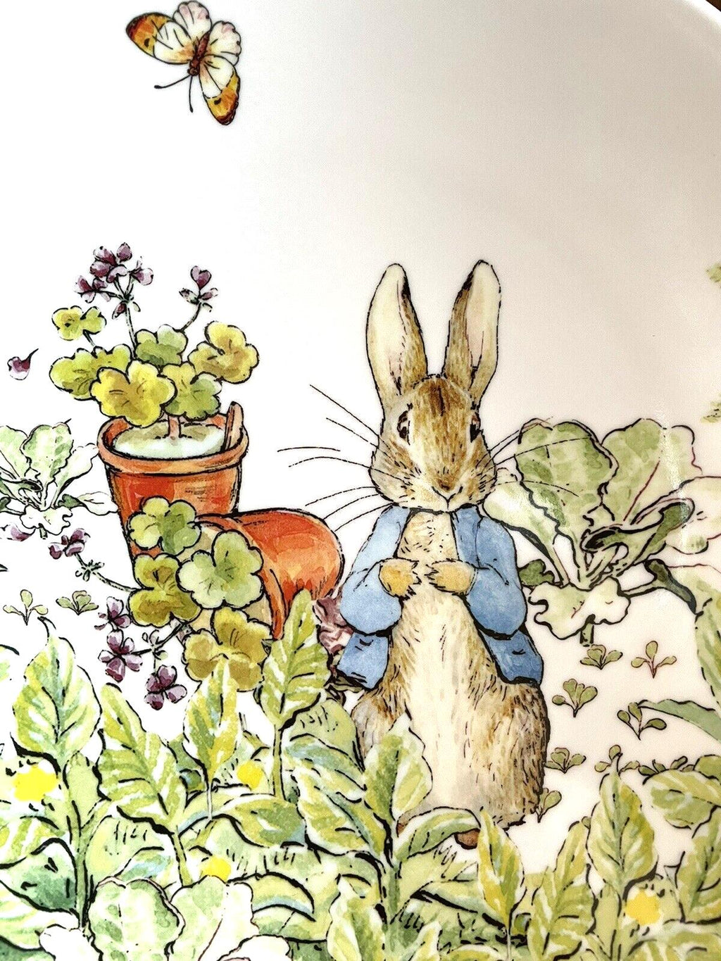 Pottery Barn Disney Plate Peter rabbit Easter holiday Bunny gift school kid -