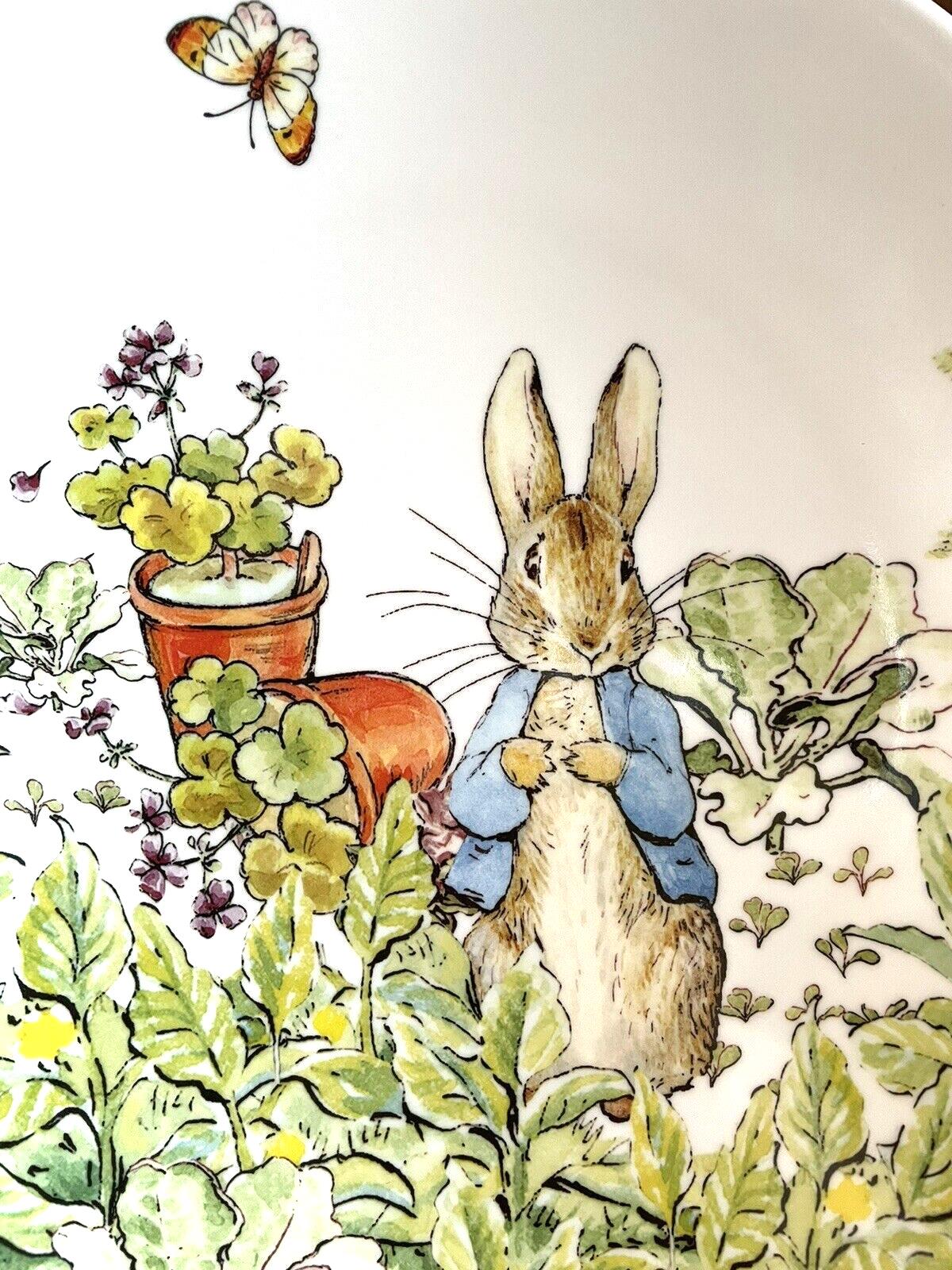 Pottery Barn Disney Plate Peter rabbit Easter holiday Bunny gift school kid -
