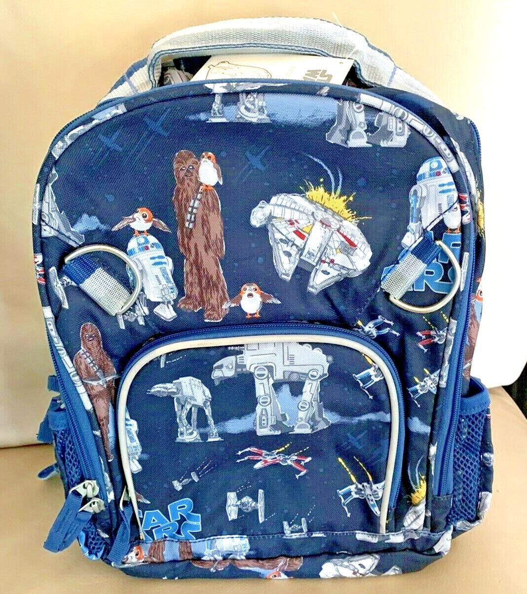 Pottery Barn school Disney STAR WARS BACKPACK Solo+LUNCH BOX+WATER +BAG BOY  .