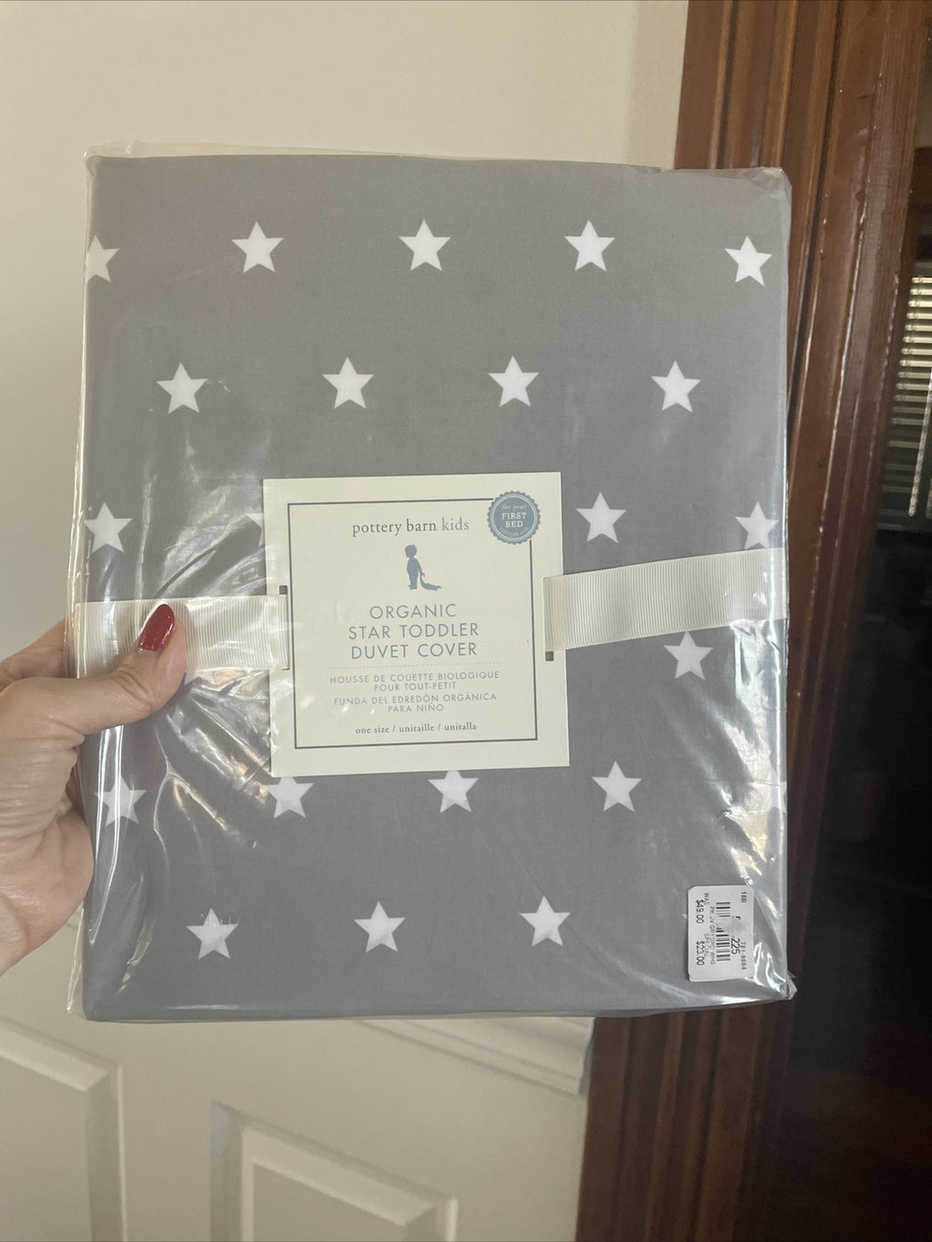 Pottery Barn school toddler duvet cover star holiday gift party boy pre k kid `