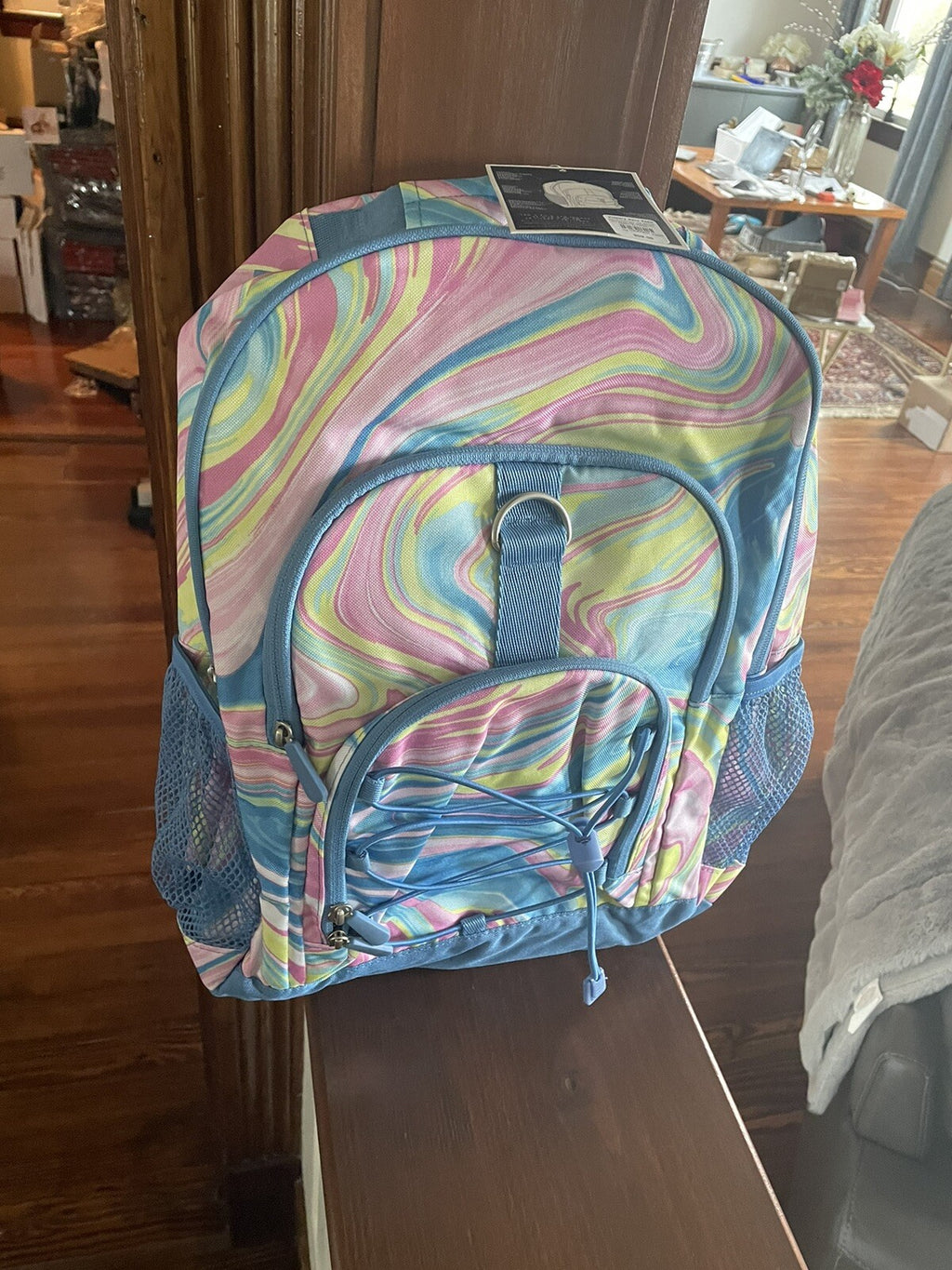 Pottery Barn school Disney backpack rainbow + Lunch ?? TRAVEL BAG girl LARGE /