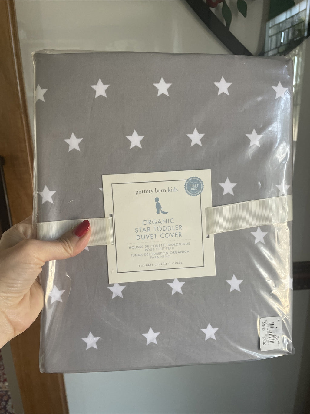 Pottery Barn school toddler duvet cover star holiday gift party boy pre k kid `