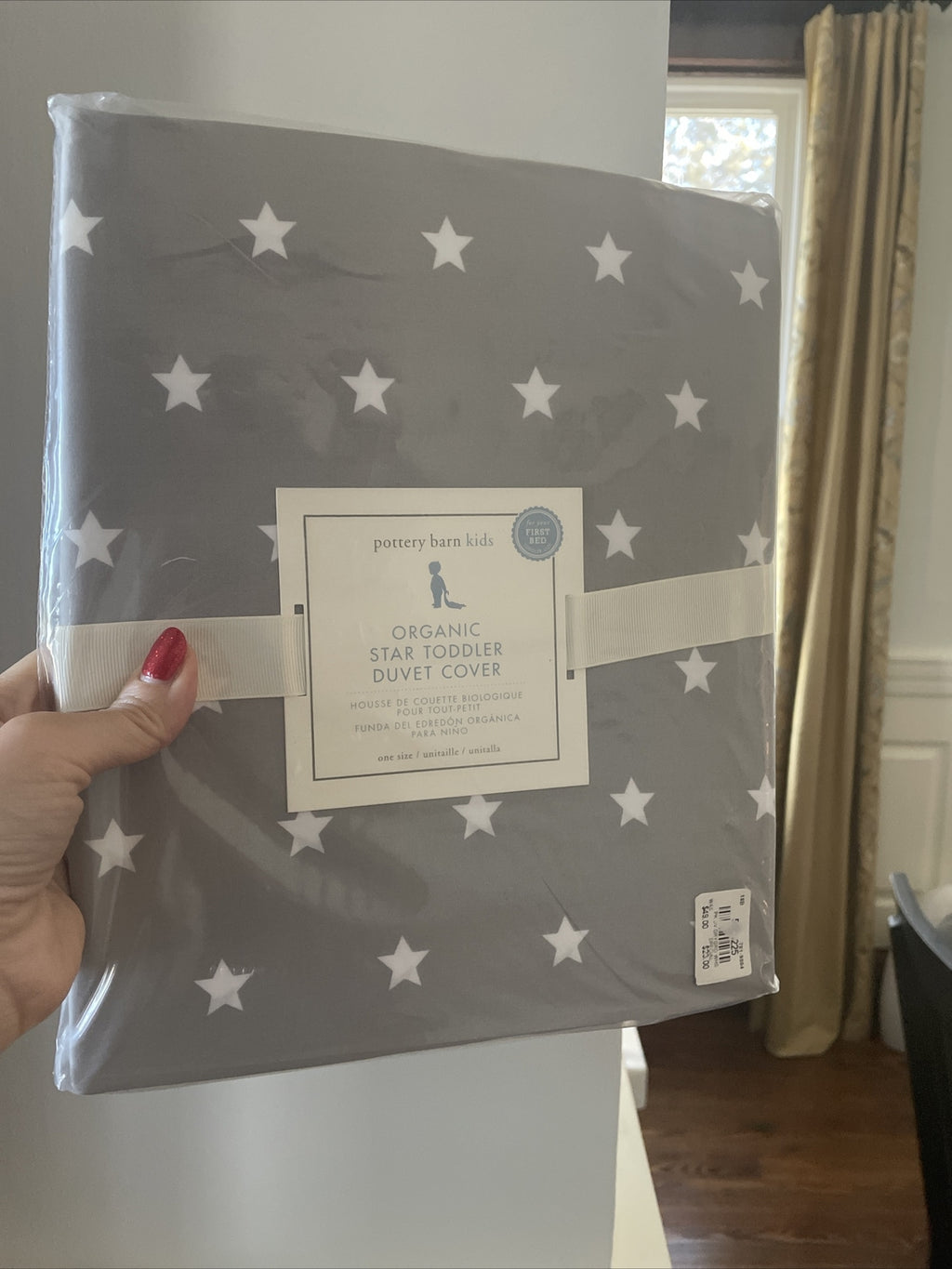 Pottery Barn school toddler duvet cover star holiday gift party boy pre k kid `