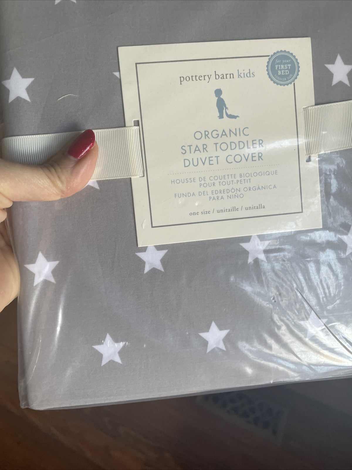 Pottery Barn school toddler duvet cover star holiday gift party boy pre k kid `