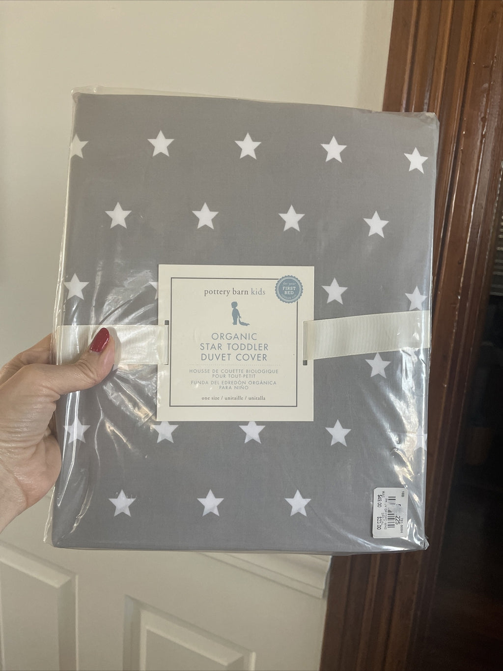 Pottery Barn school toddler duvet cover star holiday gift party boy pre k kid `