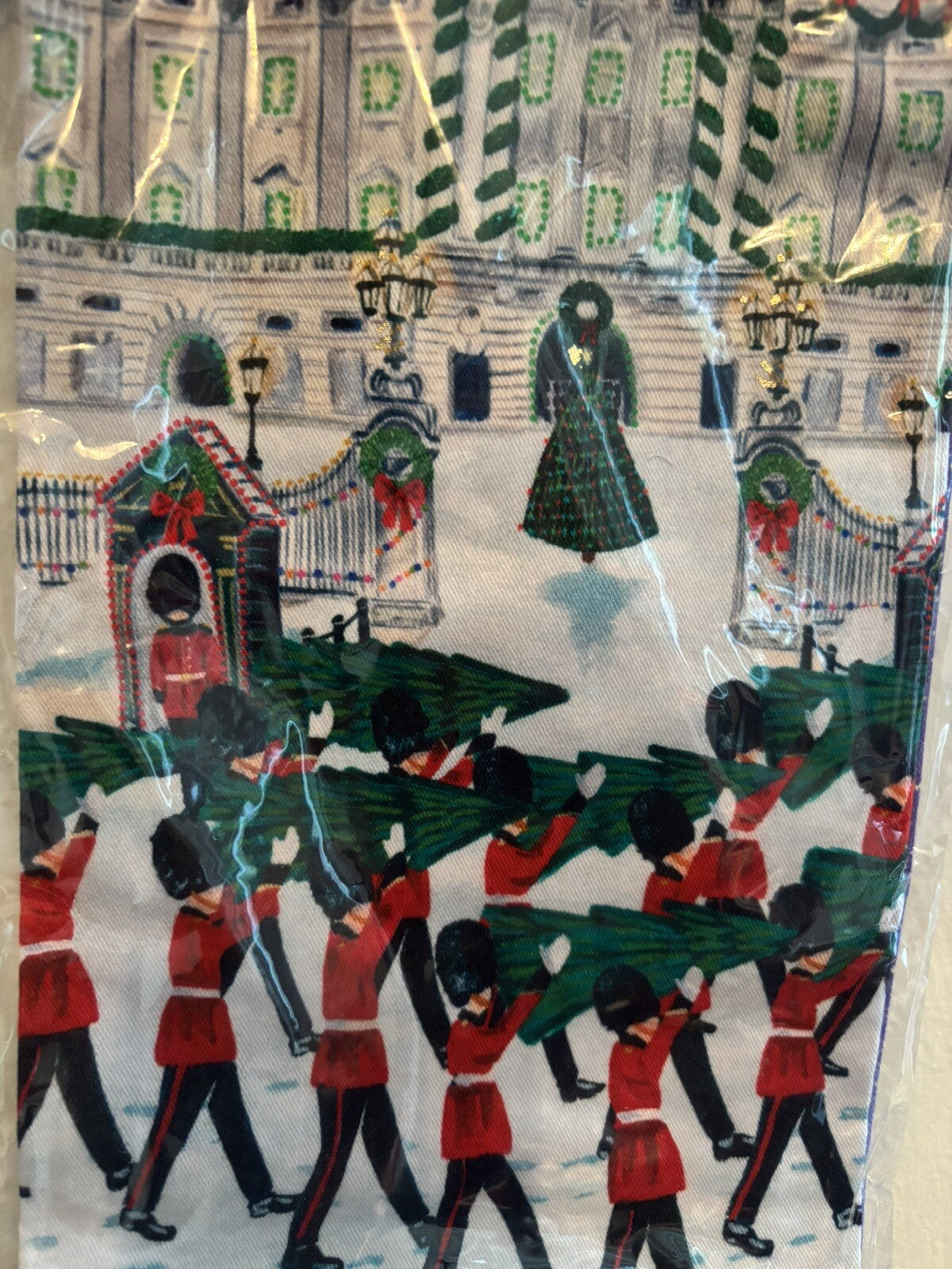 Anthropology holiday kitchen towel Snowman party gift snowflake birthday mom ,