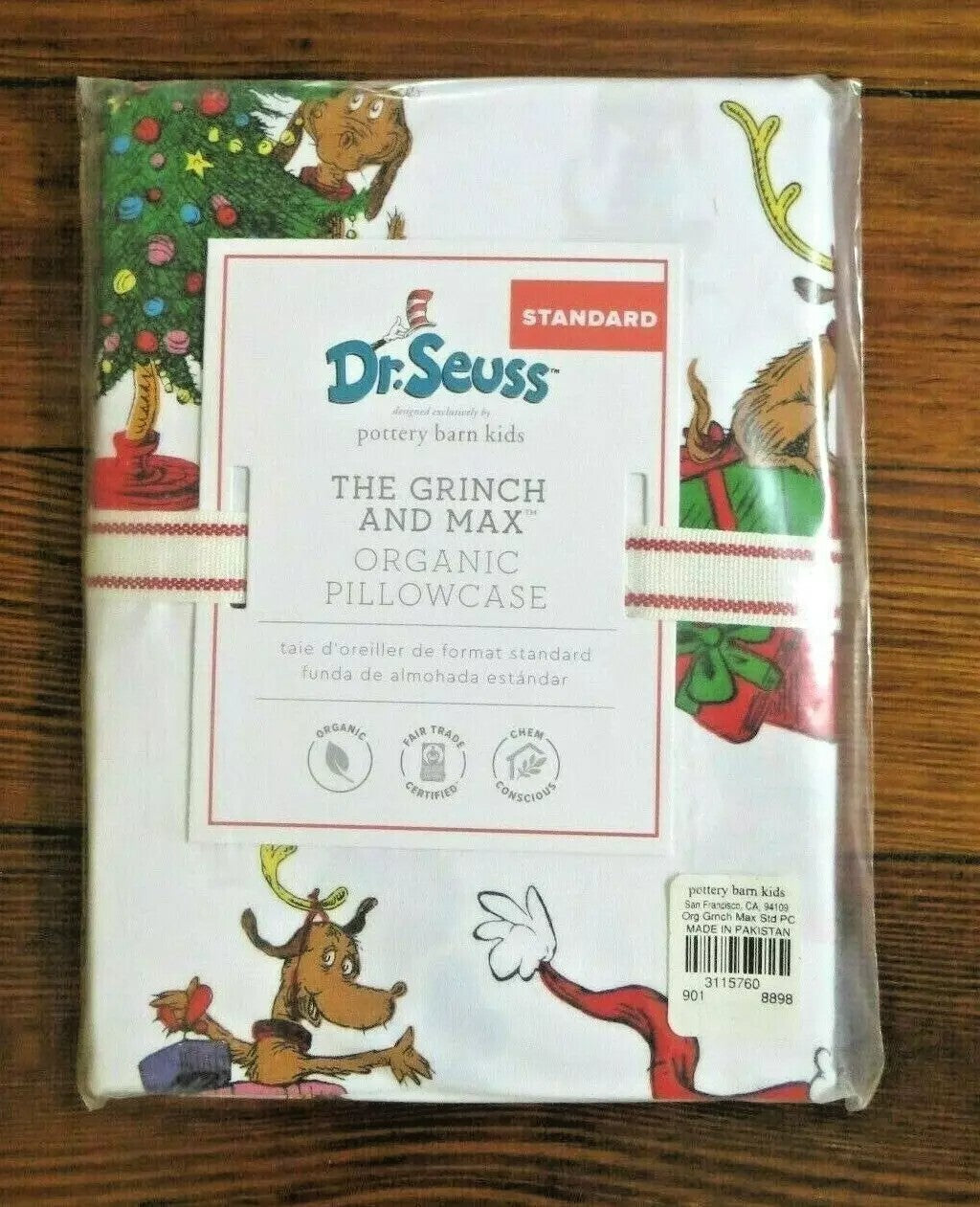 Pottery Barn GRINCH RUDOLPH Santa Christmas Seuss Holiday Gift party disney [