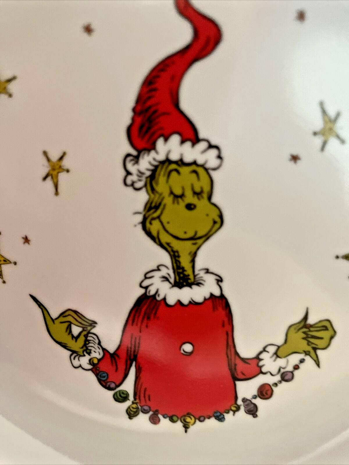 Grinch Pottery Barn Christmas Bowl Disney Holiday gift Seuss Party school kid n