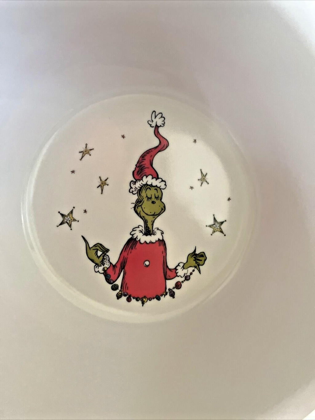 Grinch Pottery Barn Christmas Bowl Disney Holiday gift Seuss Party school kid n