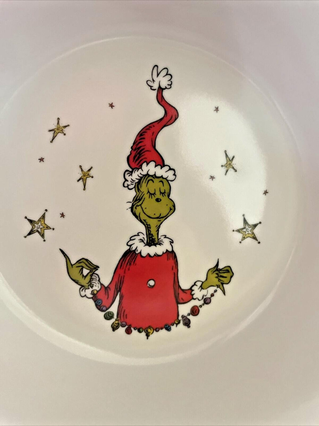 Grinch Pottery Barn Christmas Bowl Disney Holiday gift Seuss Party school kid n