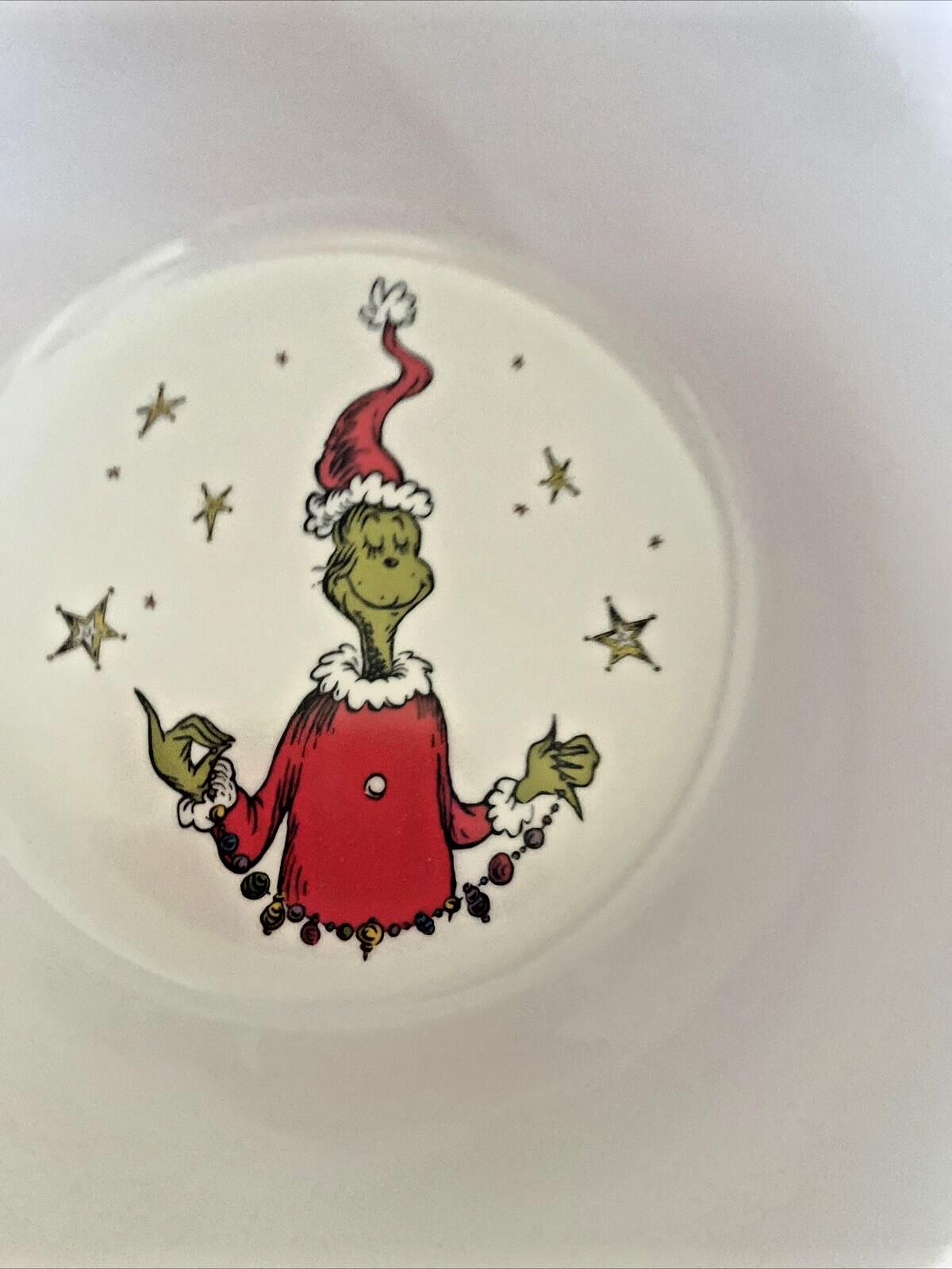 Grinch Pottery Barn Christmas Bowl Disney Holiday gift Seuss Party school kid n