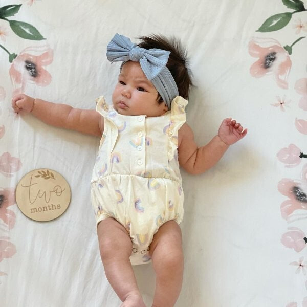 Pottery Barn Baby CRIB SHEET TODDLER bed Floral holiday Christmas gift Disney ]