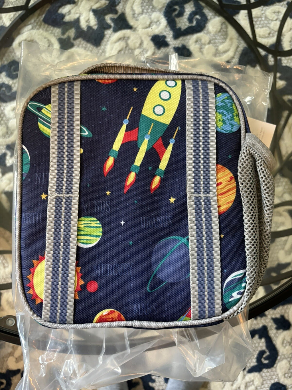 school Pottery Barn LUNCH star wars space Solo Jedi solar system Travel bag -