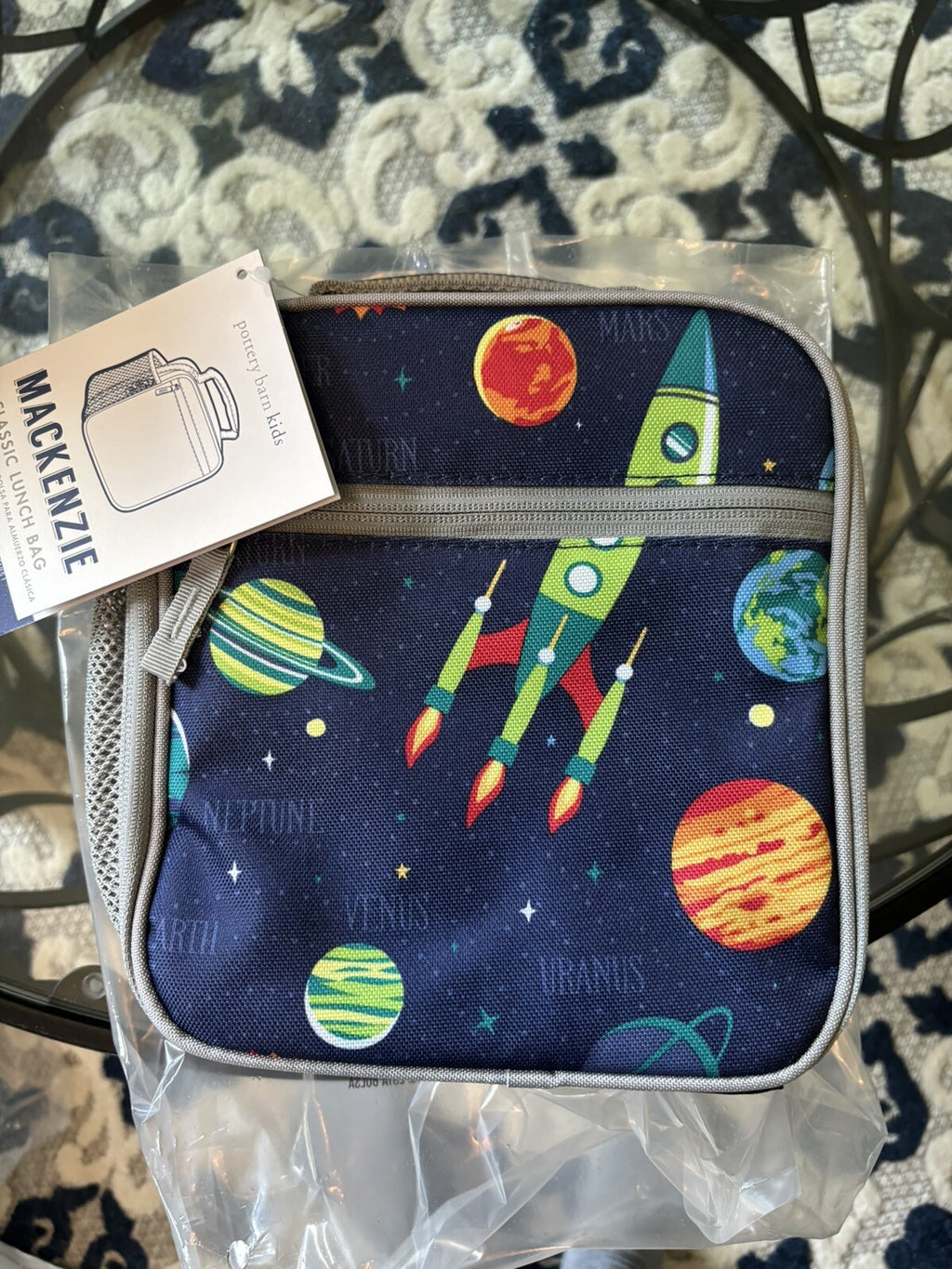 school Pottery Barn LUNCH star wars space Solo Jedi solar system Travel bag -