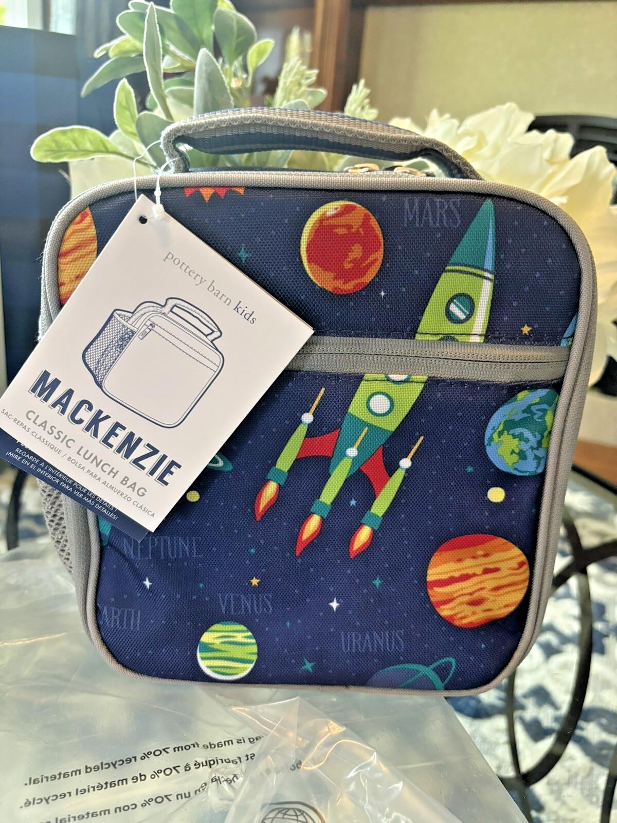 school Pottery Barn LUNCH star wars space Solo Jedi solar system Travel bag -