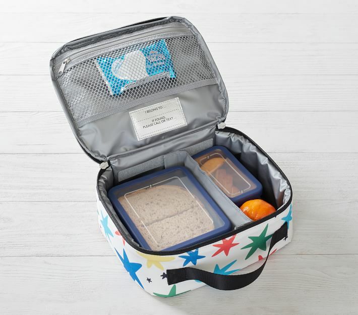 Pottery Barn school Star space sport Marvel hero travel gift LUNCH BOX BAG  ?? [