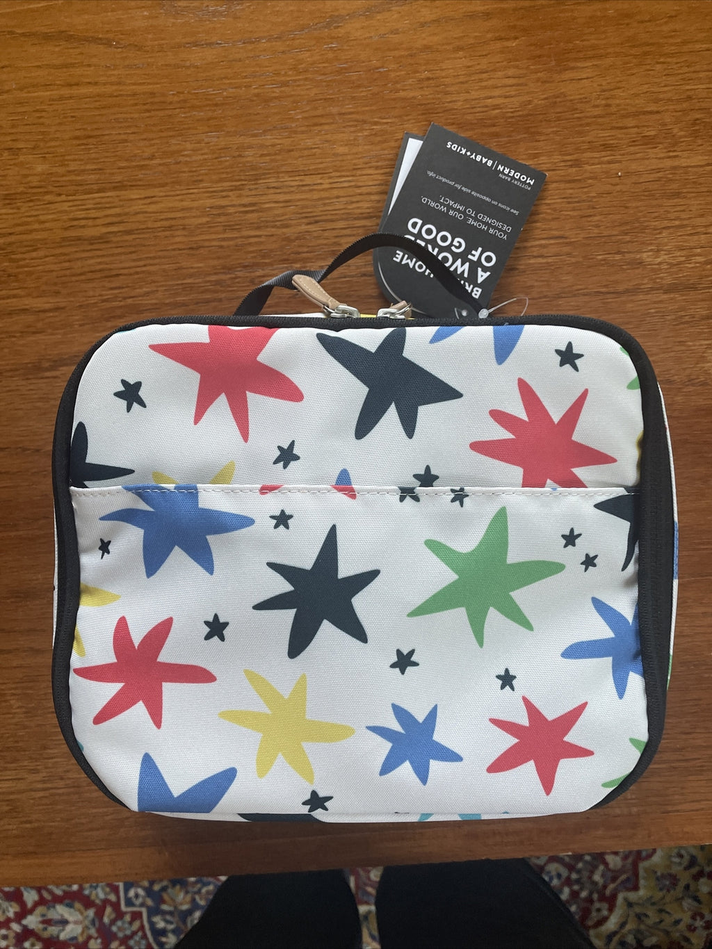 Pottery Barn school Star space sport Marvel hero travel gift LUNCH BOX BAG  ?? [