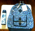 Pottery barn School Backpack+ Water Bottle floral Disney travel rainbow kid ?? .