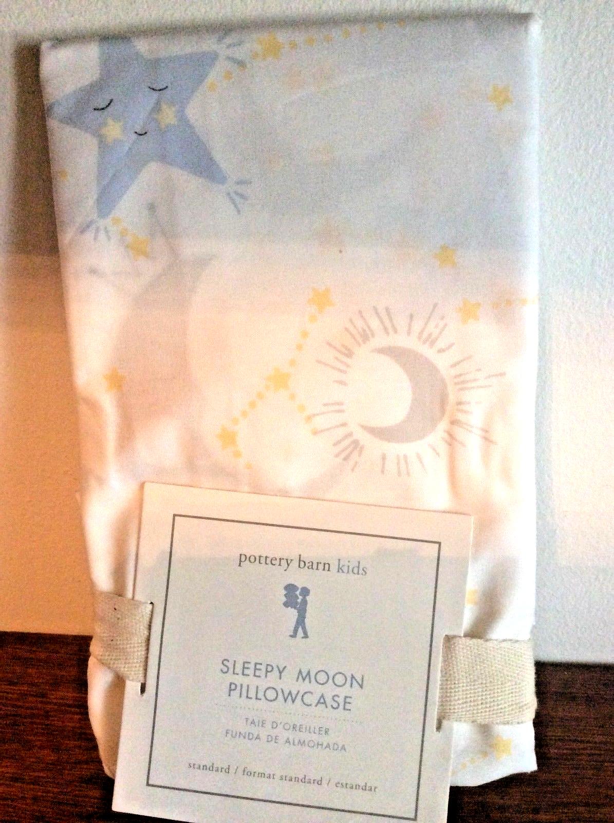Pottery Barn Disney holiday sleepy moon star space kids gift Pillowcase gift `