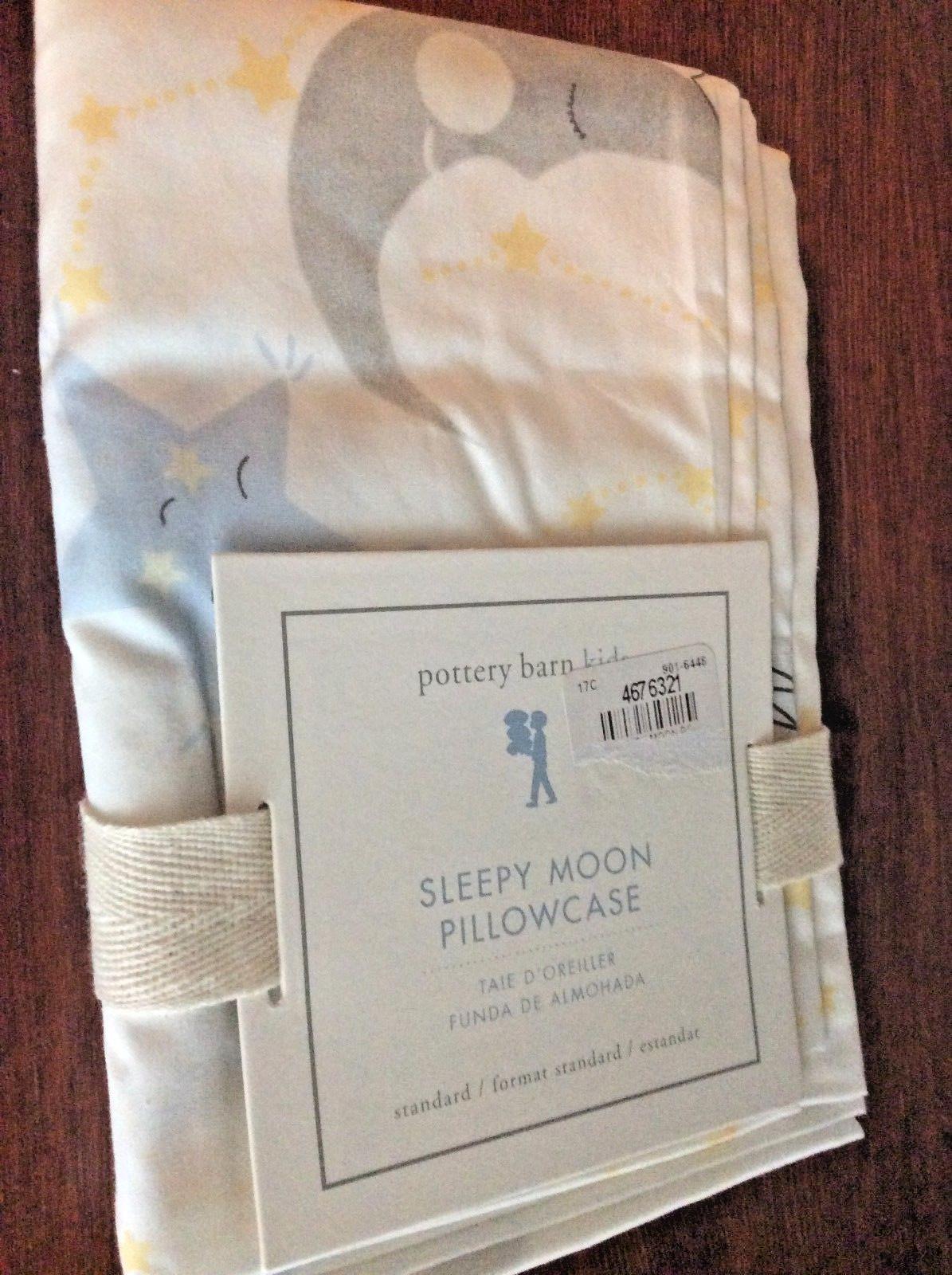 Pottery Barn Disney holiday sleepy moon star space kids gift Pillowcase gift `