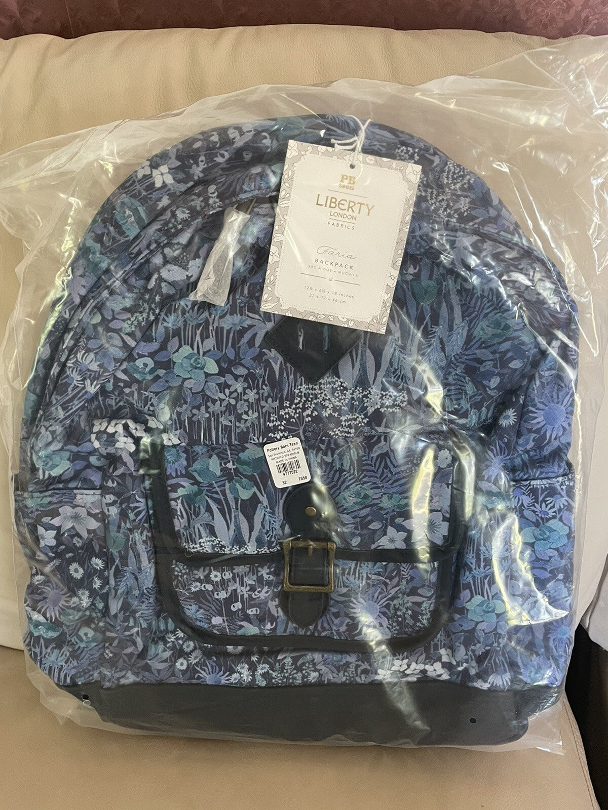 Pottery barn School Backpack+ Water Bottle floral Disney travel rainbow kid ?? .