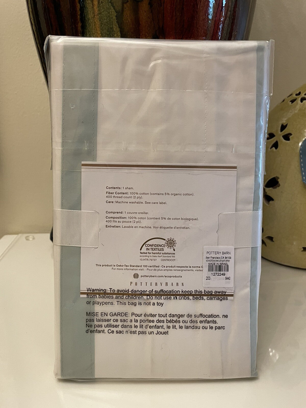 Pottery Barn Holiday gift princess school girl Blue Frozen Disney pillow SHAM ]