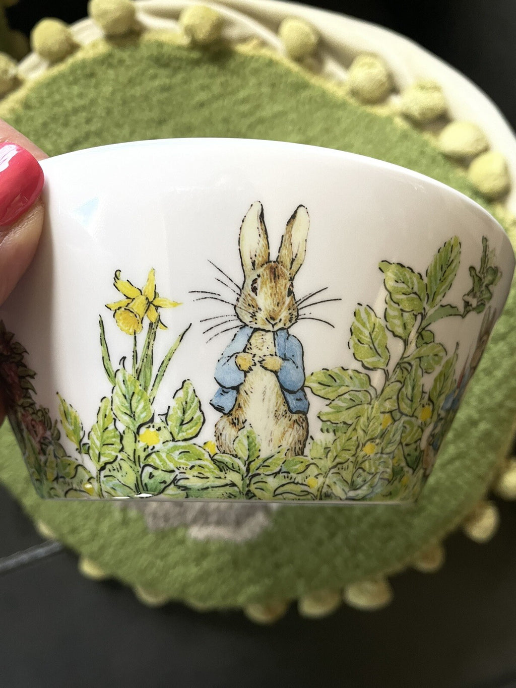 Disney Pottery Barn Bowl Peter rabbit Easter holiday gift party bunny kid star ]