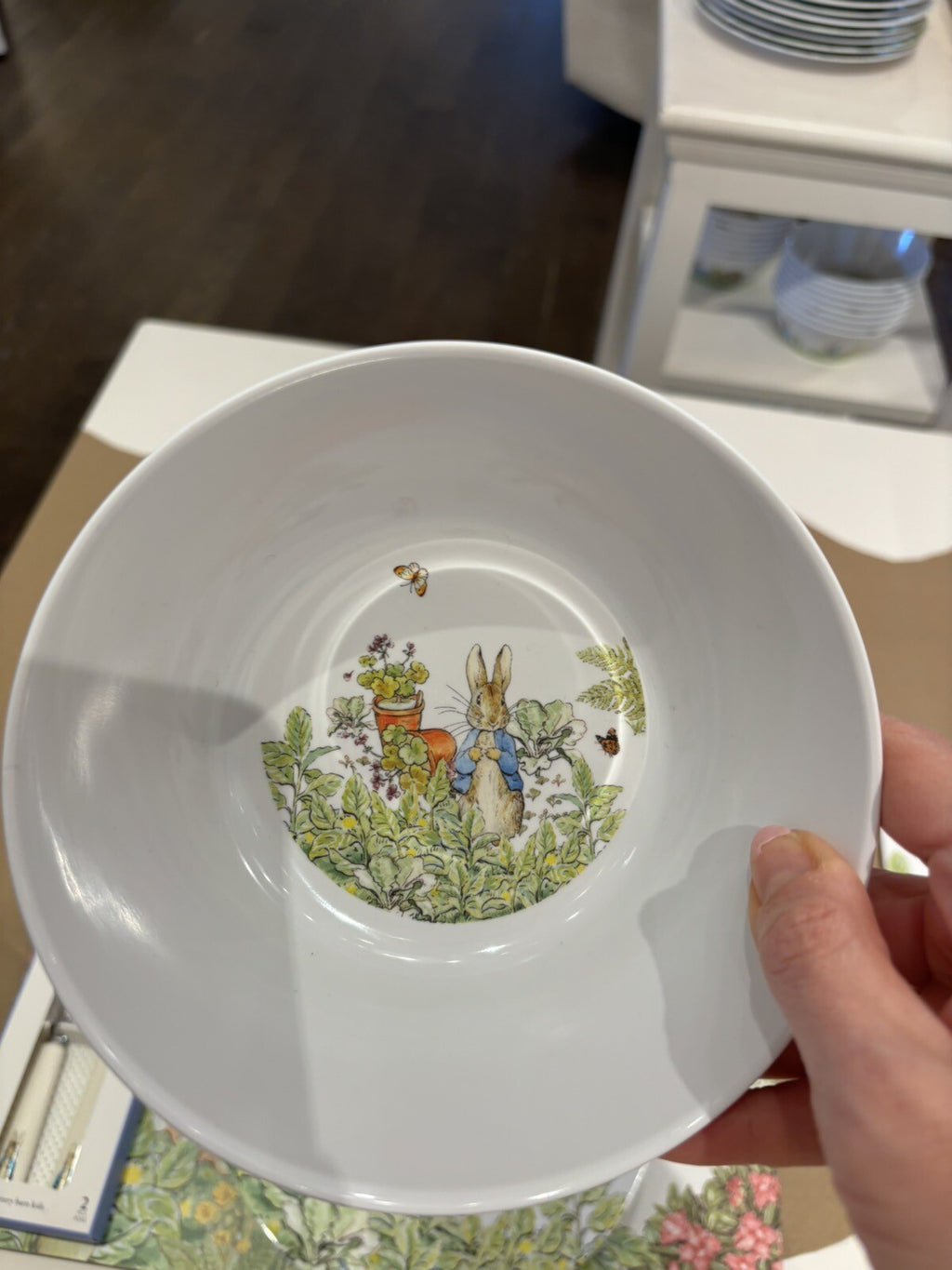 Disney Pottery Barn Bowl Peter rabbit Easter holiday gift party bunny kid star ]