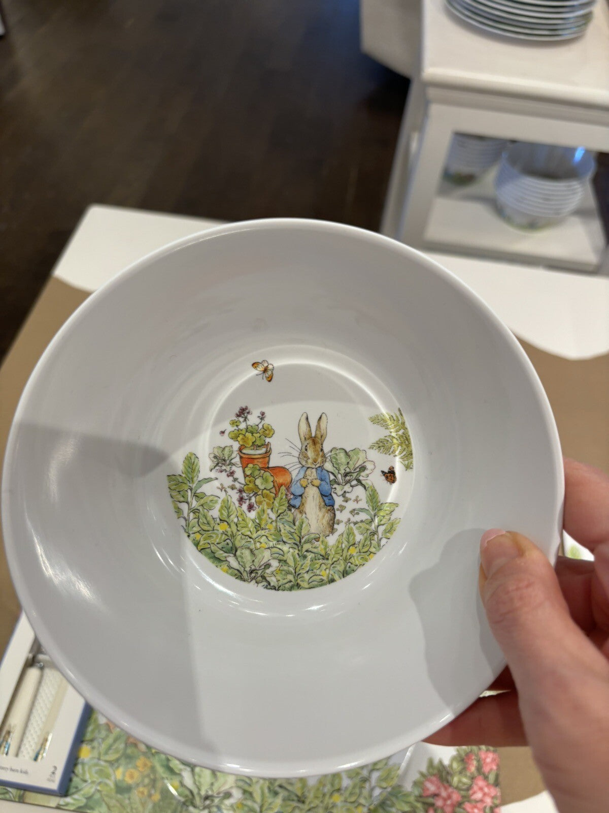 Disney Pottery Barn Bowl Peter rabbit Easter holiday gift party bunny kid star ]