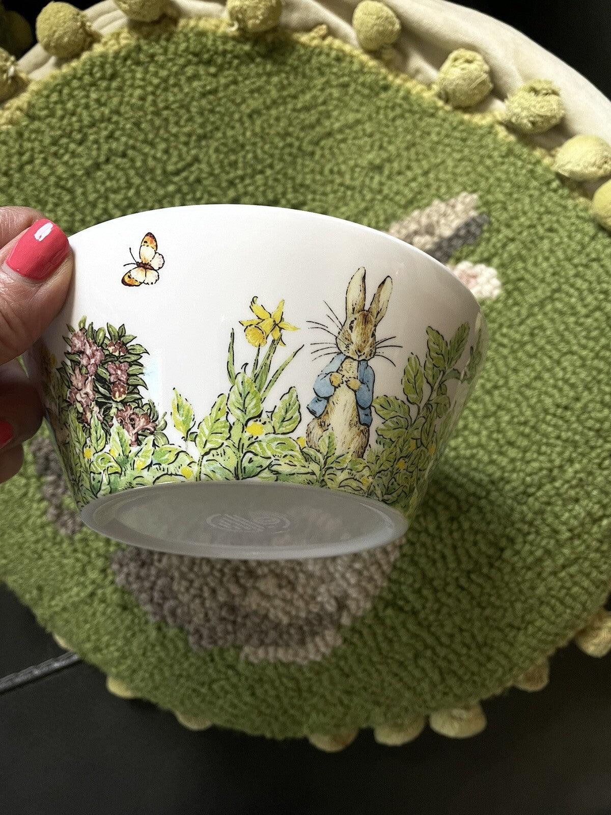 Disney Pottery Barn Bowl Peter rabbit Easter holiday gift party bunny kid star ]